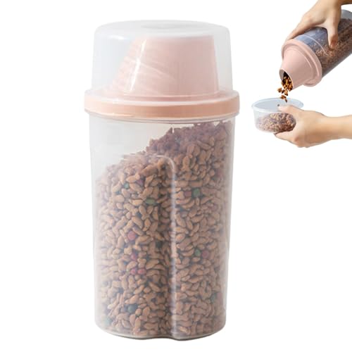 Vriusi Pet Food Storage Container, Puppy Snack Container, Pet Food Airtight Dispenser, Dry Food Storage for Pets, 1000ml Pet Container, Portable Pet Food Storage, Pet Travel Food Container von Vriusi