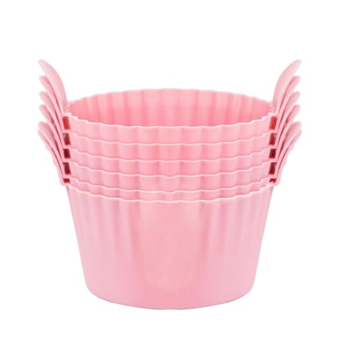 Vriusi Silikon-Cupcake-Form, Luftfritteusen-Eierbeißbecher, antihaftbeschichtete Silikonbecher, wiederverwendbare Backförmchen, Luftfritteusen-Backform, Cupcake-Form für Luftfritteuse Vriusi Silikon-Cupcake-Form, Luftfritteusen-Eierbeißbecher, antihaftbeschichtete Silikonbecher, wiederverwendbare Backförmchen, Luftfritteusen-Backform, Cupcake-Form für Luftfritteuse von Vriusi