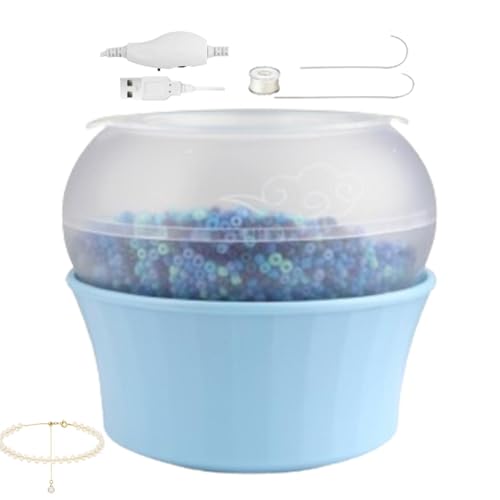 Vriusi Tonperlen-Spinner, USB-Automatischer Tonperlen-Schale, automatischer elektrischer Perlenspinner, Perlenmacher, Armbänder, Halsketten, zeitsparend für die Schmuckherstellung Vriusi Tonperlen-Spinner, USB-Automatischer Tonperlen-Schale, automatischer elektrischer Perlenspinner, Perlenmacher, Armbänder, Halsketten, zeitsparend für die Schmuckherstellung von Vriusi