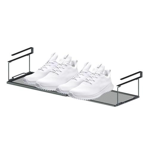 Vriusi Unterregal | Erweiterbares Unterschrankregal | Platzsparendes unter der Theke für Schuhe und Accessoires, effiziente Aufbewahrungslösung für Zuhause von Vriusi