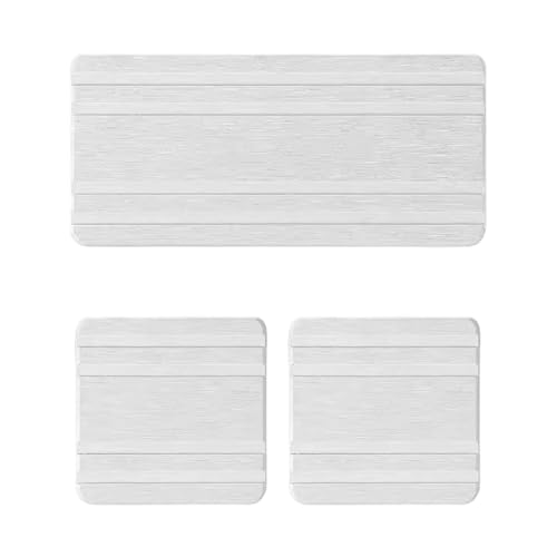 Vriusi Wasserabsorbierende Kieselgur Tablett, Kombination saugfähiger Steintablett, gerilltes Design, Kieselgur Untersetzer, schnell trocknendes Tablett mit schneller Absorption für Handseife und Vriusi Wasserabsorbierende Kieselgur Tablett, Kombination saugfähiger Steintablett, gerilltes Design, Kieselgur Untersetzer, schnell trocknendes Tablett mit schneller Absorption für Handseife und von Vriusi