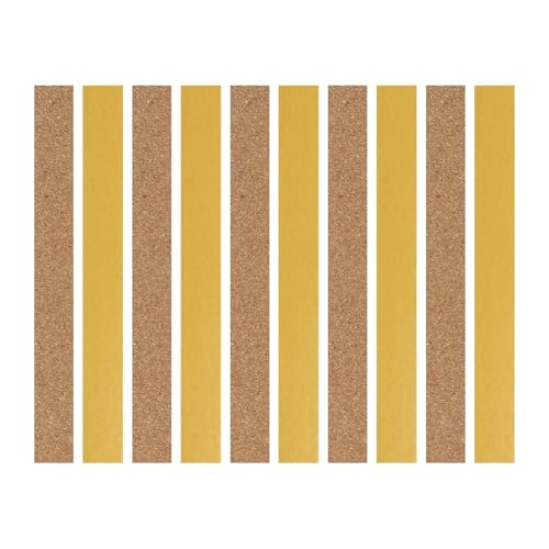 10pcs Korkenstreifen Selbstklebend zum Anpassen der Hutgröße,200×20×2mm, Hut Verkleinerung, Hutband Innen Selbstklebend, Optimale Lösung für Perfekte Passform, Einfach Anwendbare Korkeinlagen von Vroxdrez