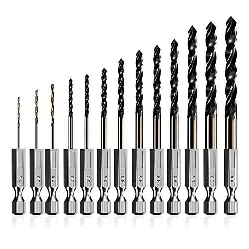 Hex Cobalt Metric 13 Pieces Quick Change HSS Impact Driver Hex for Metal Hex Cobalt Metric 13 Pieces Quick Change HSS Impact Driver Hex for Metal von Vrttlkkfe
