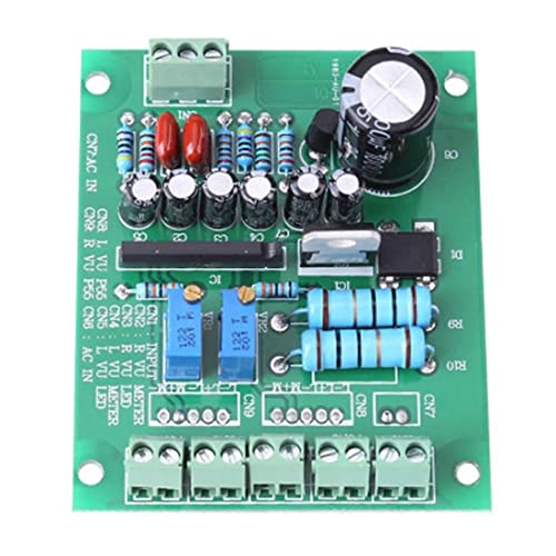 Vrttlkkfe DC 9-12V VU Level Audio Meter Driver Board DB Level Meter Verstärker IC BA6138 doppelseitige Leiterplatte Vrttlkkfe DC 9-12V VU Level Audio Meter Driver Board DB Level Meter Verstärker IC BA6138 doppelseitige Leiterplatte von Vrttlkkfe