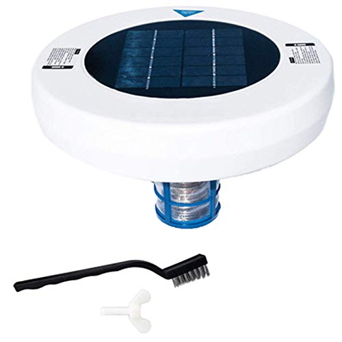 Vrttlkkfe Solar Pool Ionisator, Kupfer Silber Ionen Schwimm Reiniger Wasser Aufbereiter, Kills Algen Pool Ionisator für Freien von Vrttlkkfe