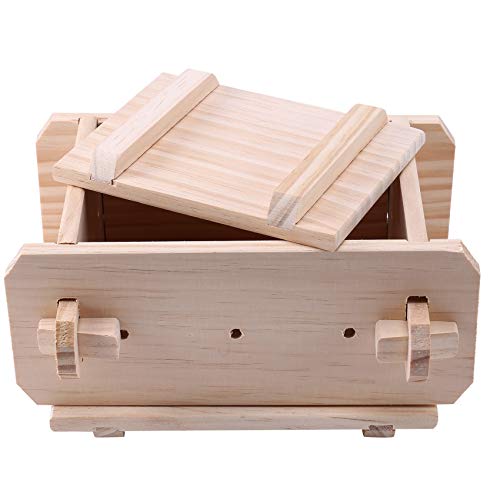 Vrttlkkfe Tofu-Formwerkzeug, Abnehmbarer Presskasten Aus Holz, Home Kitchen Tofu Maker Pressform-Kit füR DIY Tofu Mould Cooking Handmade Vrttlkkfe Tofu-Formwerkzeug, Abnehmbarer Presskasten Aus Holz, Home Kitchen Tofu Maker Pressform-Kit füR DIY Tofu Mould Cooking Handmade von Vrttlkkfe