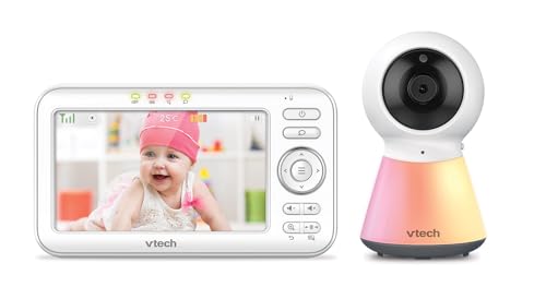 Vtech VM5254 Baby Monitor with 5 Inch Camera, LCD Colour Screen,HD Night Vision,Two Way Intercom, Lullabies and Night Light Vtech VM5254 Baby Monitor with 5 Inch Camera, LCD Colour Screen,HD Night Vision,Two Way Intercom, Lullabies and Night Light von Vtech