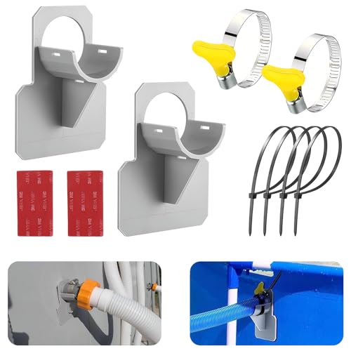 Vueinrg 10 Stück Pool Schlauchhalter | 30-38mm | Pool Schlauchhalterung Anti-Strain Schwimmbad Rohrhalterung mit Kabelbinder Schlauchklemme und Klebeband für Intex und Bestway Pool Zubehör Vueinrg 10 Stück Pool Schlauchhalter | 30-38mm | Pool Schlauchhalterung Anti-Strain Schwimmbad Rohrhalterung mit Kabelbinder Schlauchklemme und Klebeband für Intex und Bestway Pool Zubehör von Vueinrg