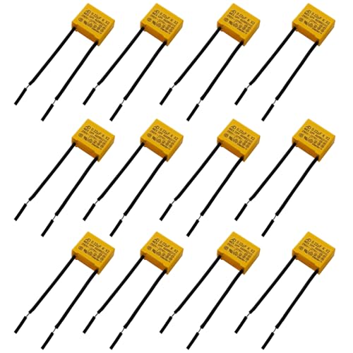 12 Stück LED Entstörer Kondensator, LED Entstörkondensator 0,22µF 275V X2 Radial für LED-Lampen und Elektronikgeräte, Sicherheits Kondensatoren, Minimiert Interferenzen in Beleuchtung und Geräten 12 Stück LED Entstörer Kondensator, LED Entstörkondensator 0,22µF 275V X2 Radial für LED-Lampen und Elektronikgeräte, Sicherheits Kondensatoren, Minimiert Interferenzen in Beleuchtung und Geräten von Vulcyxa