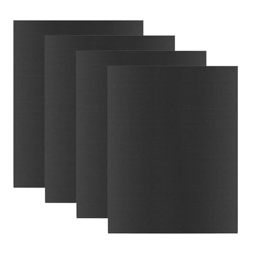 Grillmatte für Gasgrill | 4er Set BBQ Grillmatte | 40x30cm Backmatte | Dauerbackfolie für Backofen | Teflon Antihaft Grillmatten | Wiederverwendbar Backpapier für Gasgrill | Hitzebeständig bis 260°C Grillmatte für Gasgrill | 4er Set BBQ Grillmatte | 40x30cm Backmatte | Dauerbackfolie für Backofen | Teflon Antihaft Grillmatten | Wiederverwendbar Backpapier für Gasgrill | Hitzebeständig bis 260°C von Vulcyxa