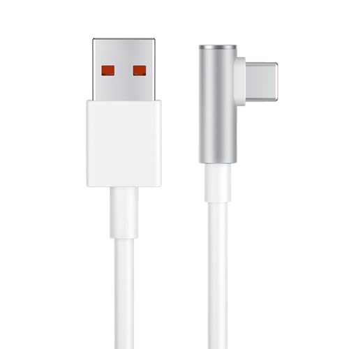 USB C Kabel für Xiaomi | 120W 6A Schnellladekabel | 90 Grad Stecker | USB C Ladekabel für Xiaomi 15 14 13 Ultra 12X 12T Redmi Note 13 12 Pro Mi 11 Lite POCO F5 X5 GT | 1,8m | Turbo Charge Datenkabel USB C Kabel für Xiaomi | 120W 6A Schnellladekabel | 90 Grad Stecker | USB C Ladekabel für Xiaomi 15 14 13 Ultra 12X 12T Redmi Note 13 12 Pro Mi 11 Lite POCO F5 X5 GT | 1,8m | Turbo Charge Datenkabel von Vulcyxa