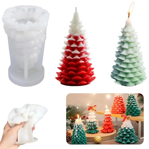 Kerzen Gießform,Weihnachtsbaum Kerzengießform Epoxy-Formen Weihnacht Diy Silikonform 3D Weihnachtsbaum Kerzengießform Silikon Kerzenformen Für DIY Duftkerze, Weihnachten Handwerk Ornamente Kerzen Gießform,Weihnachtsbaum Kerzengießform Epoxy-Formen Weihnacht Diy Silikonform 3D Weihnachtsbaum Kerzengießform Silikon Kerzenformen Für DIY Duftkerze, Weihnachten Handwerk Ornamente von Vulevirtue