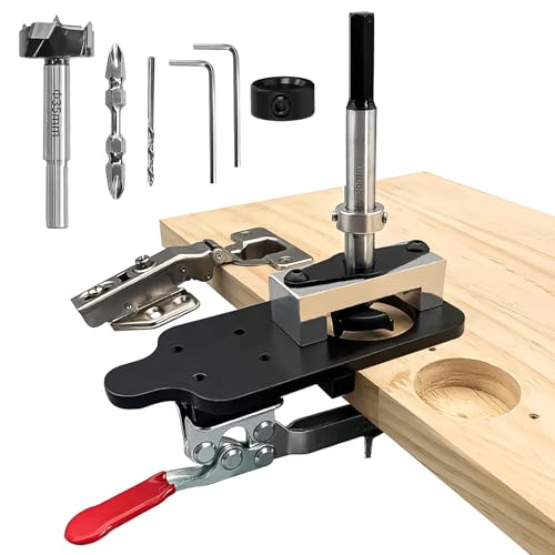 Scharnier Bohrschablone,35mm Bohrschablone Topfscharnier Bohrerführung Locator Aluminiumlegierung Lochöffner für Verdeckte Türinstallation Scharnier Bohrschablone,35mm Bohrschablone Topfscharnier Bohrerführung Locator Aluminiumlegierung Lochöffner für Verdeckte Türinstallation von Vulevirtue