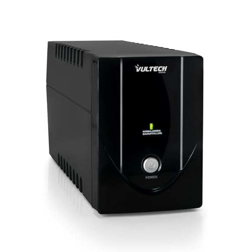 Vultech Ups650Va-Lite Unterbrechungsfreie Stromversorgung Offline, Schwarz Vultech Ups650Va-Lite Unterbrechungsfreie Stromversorgung Offline, Schwarz von Vultech