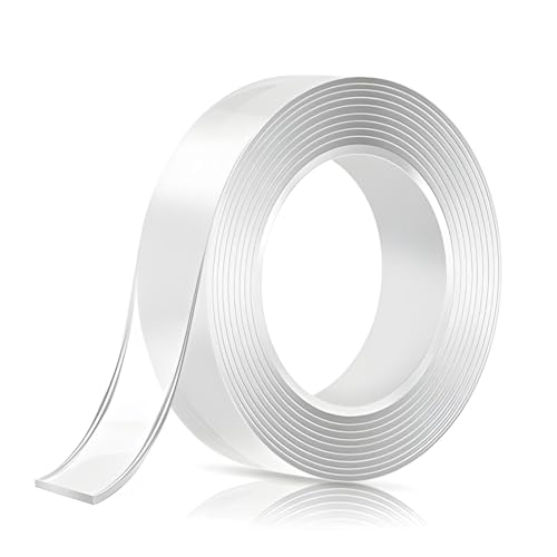 Vunpok 5 Meter Doppelseitiges Klebeband Extra Starke Nano Tape Spurloses Klebeband Transparent Klebestreifen Klebekraft Wasserdichtes Entfernbares Wiederverwendbares,Dicke 2mm Vunpok 5 Meter Doppelseitiges Klebeband Extra Starke Nano Tape Spurloses Klebeband Transparent Klebestreifen Klebekraft Wasserdichtes Entfernbares Wiederverwendbares,Dicke 2mm von Vunpok