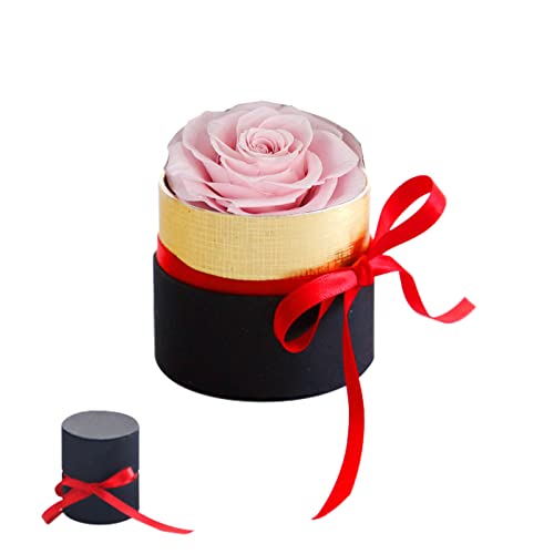 Mini-Geschenkbox, ewige Rose, handgefertigt, stabilisierte Rosen, Valentinstagsgeschenk, ewige Rose, nie Blume, rote Mädchen, Hochzeitsgeschenke, Jahrestag, romantische Geschenke von Vusddy