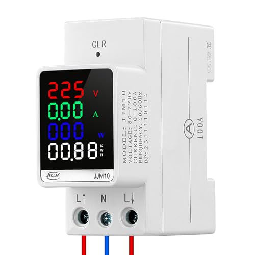 Stromzähler 3 Phasen 4-Draht Geeicht Drehstromzähler Hutschiene,LCD Digitaler Stromzähler Hutschiene,Stromverbrauchsmesser,effektive Kostenüberwachung Stromzähler 3 Phasen 4-Draht Geeicht Drehstromzähler Hutschiene,LCD Digitaler Stromzähler Hutschiene,Stromverbrauchsmesser,effektive Kostenüberwachung von Vusddy