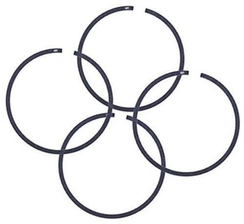 Vuzmode 4 Stück 45 mm x 1,2 mm Kolbenringe for Husqvarna 353 350 351 346 XP for JONSERED CS2150 CS2152 Kettensäge for 2-Ring-Kolben Kolbenring von Vuzmode