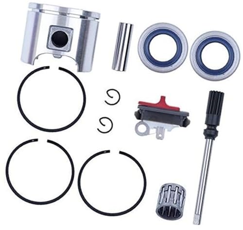 Vuzmode 46 mm Kolbenringlager Ölpumpen-Öldichtung, for Husqvarna, 55, 55, for Rancher, Kettensägenmotor-Motorteile Kolbenring von Vuzmode
