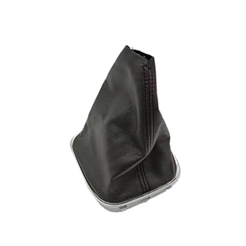 Vuzmode 5 6 Gang Auto Shift Schaltknauf Hebel Gaitor Kofferraumabdeckung, for VW, for POLO, 2011 2012 2013 2014 2015 2016 2017 2018 2019 Schaltsackabdeckung(BLACK R12345 gear knob) von Vuzmode