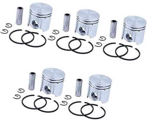 Vuzmode 5 Stück 35 mm Kolbenring-Sicherungsring for STIHL FS120 FS120R FS300 BT121 FS 120 300 Trimmermotorteile 41340302011 Kolbenring von Vuzmode