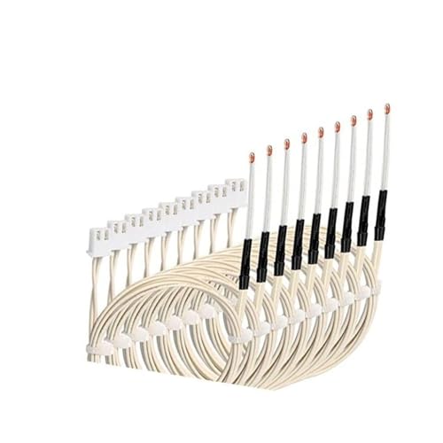 Vuzmode 8 Stück 100K Thermistor, NTC 3950 100K Ohm Thermistor Temperatursensor 3D-Drucker Thermistor, for Ender 3/ Ender 3 Pro/CR-10 10S mit 2-poligem Buchsenstecker XH2.54-Kabel 3D-Drucker-Thermistor von Vuzmode