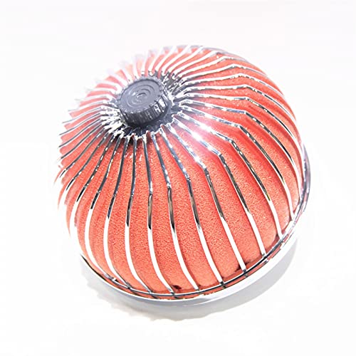 Vuzmode Allzweck-Luftfilter aus rotem Schwamm, Kaltlufteinlass, hoher Durchfluss, 76 mm, Hochleistungs-Atemfilter Auto-Luftfilter Vuzmode Allzweck-Luftfilter aus rotem Schwamm, Kaltlufteinlass, hoher Durchfluss, 76 mm, Hochleistungs-Atemfilter Auto-Luftfilter von Vuzmode