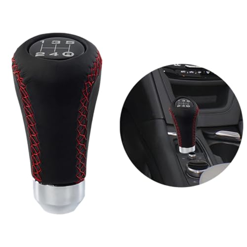 Vuzmode Auto-Schaltknauf Manuell for Superb, Stick Shifter Leder Universal, for, E60 E46, for Golf, 6 7, for, 307 207, for Volvo, Zubehör Schaltknauf für Schalthebel(Style 1) von Vuzmode