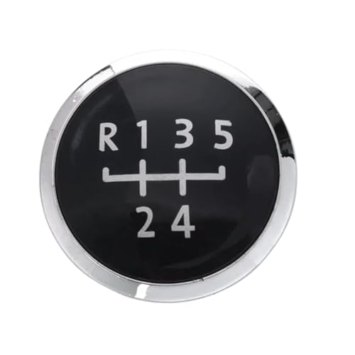 Vuzmode For VW, Transport T5 T6 GP 5 6, for Superb, Schaltknauf-Abdeckkappe, Emblem-Abzeichen 2003 2004 2005 2006 2007 2008–2011 Schaltknaufkappe(Black 5) von Vuzmode