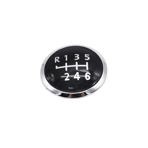 Vuzmode For VW, Transport T5 T6 GP 5 6, for Superb, Schaltknauf-Abdeckkappe, Emblem-Abzeichen 2003 2004 2005 2006 2007 2008–2011 Schaltknaufkappe(Black 6) von Vuzmode