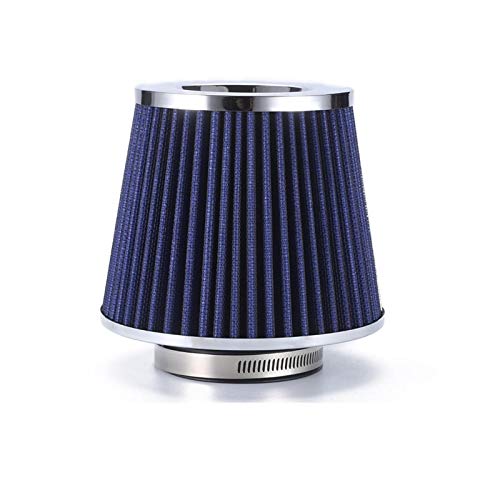 Vuzmode Luftfilter Auto 65 76mm Ersatz Universal Sport Kaltlufteinlassfilter Leistung Autoteile Auto-Luftfilter(Blue 76mm) von Vuzmode