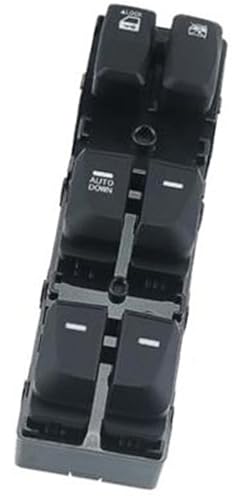 Vuzmode Steuerschalter Autofensterschalter, for Hyundai IX35 2010 2011 2012 2013 2014 2015 93750-2S150 93570 2S1509P-AUTO DOWN Autofensterschalter(BLACK AUTO DOWN) von Vuzmode