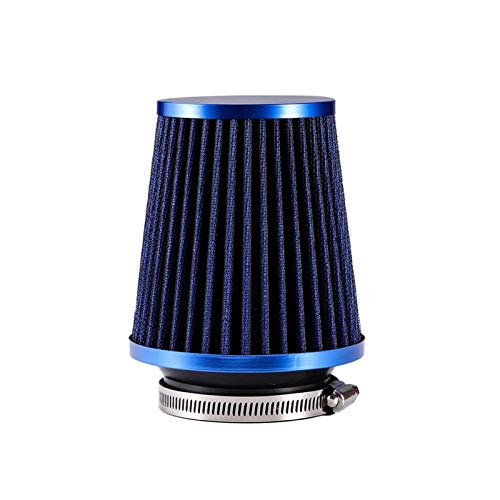 Vuzmode Universal Auto Luftfilter 3 zoll Cold Air INTAKE Kompressor 76mm Ansaugschlauch Kit Auto-Luftfilter(BLUE) von Vuzmode