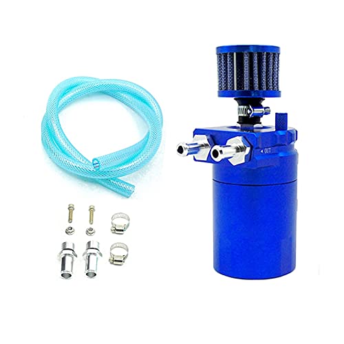 Vuzmode Verblüfft Aluminium Öl Auffangen Können Reservoir Tank Mit Luftfilter Universal 300ML Auto-Luftfilter(BLUE) von Vuzmode