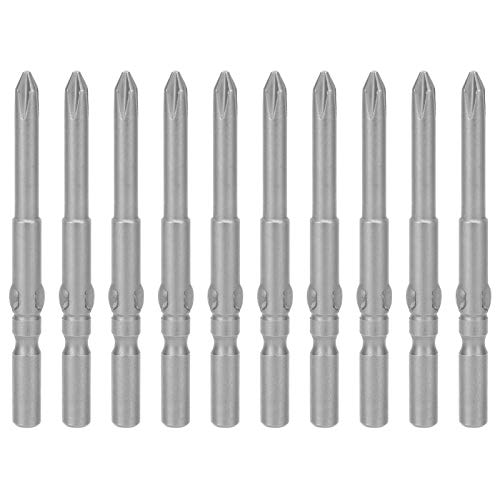Vvikizy 10 -pcs -Schraubendreherbits, S2 Legierungstahl -Magnetschraubendreher Bit mit Hochtemperatur -Löschung Wärmebehandlung für -Kopfschrauben Vvikizy 10 -pcs -Schraubendreherbits, S2 Legierungstahl -Magnetschraubendreher Bit mit Hochtemperatur -Löschung Wärmebehandlung für -Kopfschrauben von Vvikizy