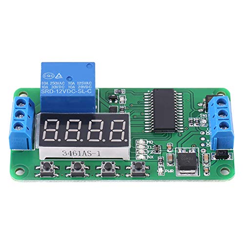 Vvikizy 12V Delay Relay Controller, Multifunktions -Timer -Switch -Modul mit Umgekehrter Polaritätsschutz und Leistungseinsparung für Stromversorgungssteuerung und Automatisierung Vvikizy 12V Delay Relay Controller, Multifunktions -Timer -Switch -Modul mit Umgekehrter Polaritätsschutz und Leistungseinsparung für Stromversorgungssteuerung und Automatisierung von Vvikizy