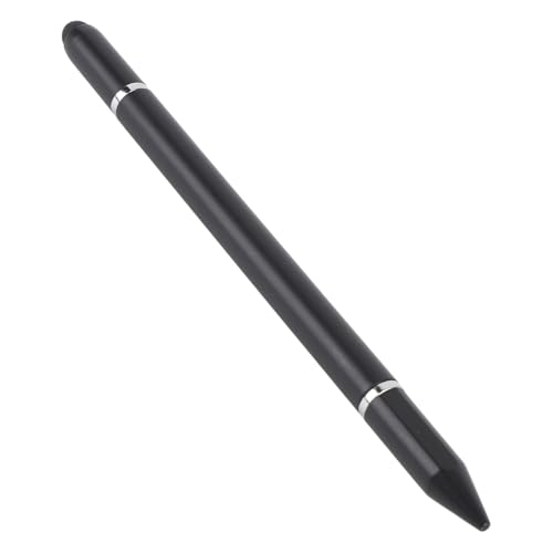 Vvikizy 3 in 1 Kapazitiver Touch Stift Stylus für Digitalen Kalender mit 3 Austauschbaren Spitzen Transparenten Disc TIPP TIPP Weicher Silikon -Tipps Kugelstift für Smart Display (Schwarz) von Vvikizy