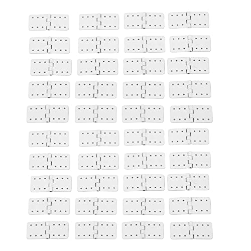 Vvikizy 40pcs RC -Flugzeugscharben, Plastikscharniere für die Steuerung des Fettflügels mit Leichtem Design und Korrosivitätswiderstand (Kleine Größe) von Vvikizy