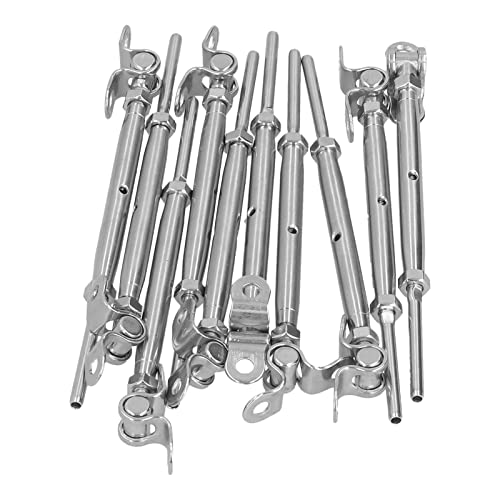 Vvikizy Edelstahlkabelgeländerkit, Einstellbarer Winkel 0 Bis 180 Grad T316 Proof -Hardware mit Hydraulischer Crimp -Kompatibilität für Treppendeck -Balkongartengeländer (1) von Vvikizy