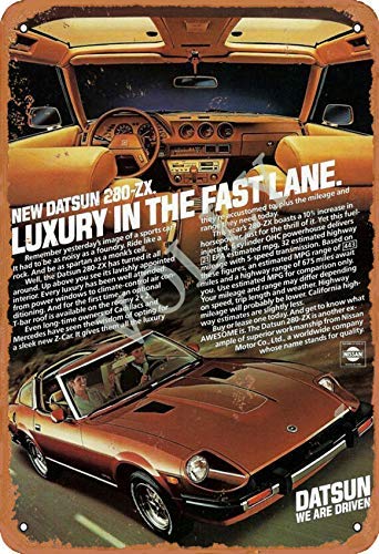 Vvision New Datsun 280-Zx In The Fast Lane Blechschild Metall Plakat Warnschild Retro Eisenblech Plakette Jahrgang Poster Schlafzimmer Familie Wand Aluminium Kunstdekor Vvision New Datsun 280-Zx In The Fast Lane Blechschild Metall Plakat Warnschild Retro Eisenblech Plakette Jahrgang Poster Schlafzimmer Familie Wand Aluminium Kunstdekor von Vvision