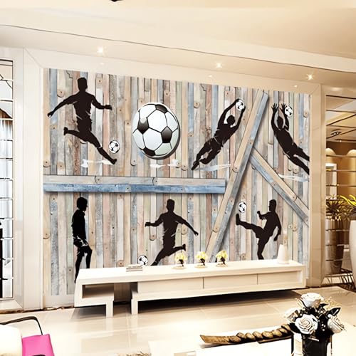 3D-Tapete,Fußball,Sport,Fototapete,Wohnzimmer,Kinderzimmer,Schlafzimmer,Hintergrund,Wandmalerei,Heimdekoration,400 X 280 Cm von VwrxnchCoatx