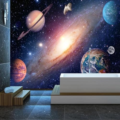 3D-Tapete,Universum,Sternenhimmel,Fototapete,Wohnzimmer,Kinderzimmer,Schlafzimmer,Hintergrundwand,Heimdekoration,3D-250 X 175 Cm von VwrxnchCoatx