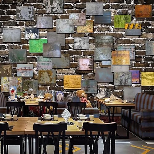 VwrxnchCoatx Benutzerdefinierte Wandbild Tapete Ziegel Zement Wand Restaurant Café Hintergrund Wand Wohnkultur-400X280Cm VwrxnchCoatx Benutzerdefinierte Wandbild Tapete Ziegel Zement Wand Restaurant Café Hintergrund Wand Wohnkultur-400X280Cm von VwrxnchCoatx