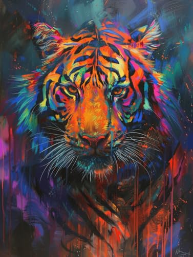 VwrxnchCoatx Kreuzstich Stickpackung Tiger,11CT Sticken Set Erwachsene Kreuzstich,DIY Stickbilder Vorgedruckt Kreuzstich für Anfänger Home Decor 40x50cm VwrxnchCoatx Kreuzstich Stickpackung Tiger,11CT Sticken Set Erwachsene Kreuzstich,DIY Stickbilder Vorgedruckt Kreuzstich für Anfänger Home Decor 40x50cm von VwrxnchCoatx