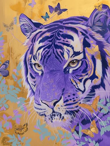 VwrxnchCoatx Kreuzstich Stickpackung Tiger,11CT Sticken Set Erwachsene Kreuzstich,DIY Stickbilder Vorgedruckt Kreuzstich für Anfänger Home Decor 40x50cm VwrxnchCoatx Kreuzstich Stickpackung Tiger,11CT Sticken Set Erwachsene Kreuzstich,DIY Stickbilder Vorgedruckt Kreuzstich für Anfänger Home Decor 40x50cm von VwrxnchCoatx