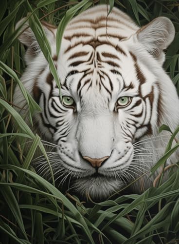 VwrxnchCoatx Kreuzstich Stickpackung Tiger,11CT Sticken Set Erwachsene Kreuzstich,DIY Stickbilder Vorgedruckt Kreuzstich für Anfänger Home Decor 40x50cm VwrxnchCoatx Kreuzstich Stickpackung Tiger,11CT Sticken Set Erwachsene Kreuzstich,DIY Stickbilder Vorgedruckt Kreuzstich für Anfänger Home Decor 40x50cm von VwrxnchCoatx