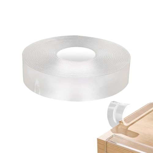 Vxcbad 2CM×5M Kantenschutz Selbstklebend Türkantenschutz für Zimmertüren - Transparent für Eckschutz von Tischen, Schränken, Stühlen von Vxcbad