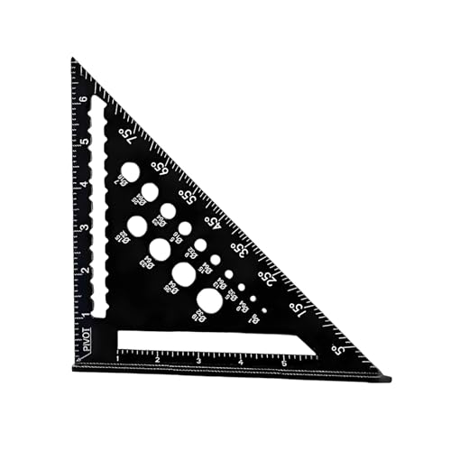 Multifunktionales Dreieck-Lineal-Set, 17,8 cm, quadratisches Werkzeug, Aluminiumlegierung, Dreieckslineal, Tischler-Layout-Lineal, Präzisions-Goniometer, 1 Stück Multifunktionales Dreieck-Lineal-Set, 17,8 cm, quadratisches Werkzeug, Aluminiumlegierung, Dreieckslineal, Tischler-Layout-Lineal, Präzisions-Goniometer, 1 Stück von Vxcvzv