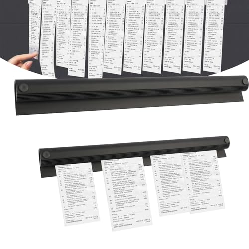 Selbstklebende Bonschiene aus Aluminium, 30cm - Bonleiste für Gastronomie und Büro, Klemmleiste Zettelhalter, Ideal für Küche, Bar, Restaurant Bestellungen und Notizen Robust und langlebig Selbstklebende Bonschiene aus Aluminium, 30cm - Bonleiste für Gastronomie und Büro, Klemmleiste Zettelhalter, Ideal für Küche, Bar, Restaurant Bestellungen und Notizen Robust und langlebig von Vxiwscy