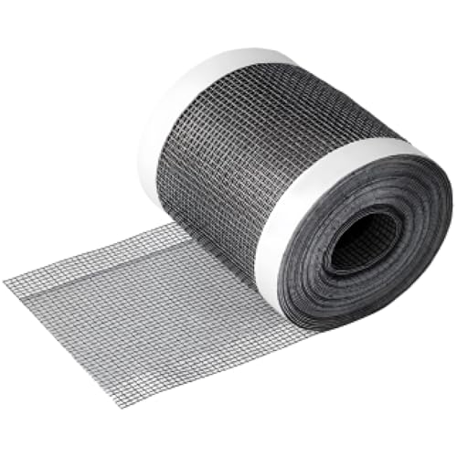 Vxiwscy Fliegengitter Reparatur Klebeband Set, 7 cm x 3 m, Wasserdichtes und Langlebiges Netz-Reparaturpflaster, Schwarz, für Fenstergitter, Türgitter und Zelte,Klebeband Für Fliegengitter 1 Rolle von Vxiwscy